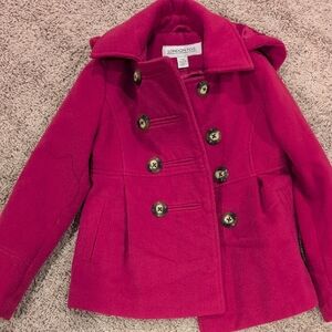 London Fog Kids Fuchsia Peacoat